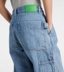 Джинсы карго средней посадки Bottega Veneta, Mid Blue - фото 6