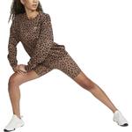 Спортивные шорты женские коричневые Nike - фото 2