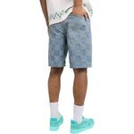 Дамье 3D светлые джинсовые шорты LOUIS VUITTON, синий - фото 5