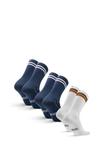 Носки Danish Endurance CYCLING REGULAR 3-PACK, Navy/White/Blue - фото 3