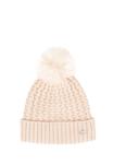 Шапка WITTCHEN WITH A CHUNKY PATTERN, Beige - фото