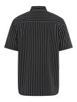 Рубашка с короткими рукавами в черную полоску Man's World - фото