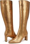 Ботинки Sam Edelman Sylvia Wide Calf, цвет Medallion Gold Snake Wide Calf - фото