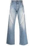 Balmain exposed-pocket cotton jeans, синий - фото