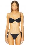 Бикини с косточкой Fonda La Porte, jet black & cloud tipping - фото