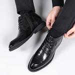 Черные мужские ботинки LUOMAIKE - фото 7