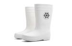 Резиновые сапоги унисекс белый Jifffly - фото 2