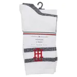 Две пары носков с монограммой в рубчик Tommy Hilfiger, черный - фото 2