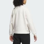 Свитшот женский меловой белый Adidas - фото 3