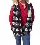 Женский жилет Vail Aztec в черном цвете Rowdy Crowd - фото 2