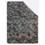 Плед Biederlack, Champagner-kalkmint-gemustert - фото