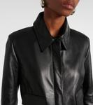 Укороченная кожаная куртка Bleeker Nour Hammour, черный - фото 4