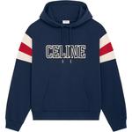 Худи с логотипом CELINE, синий - фото