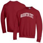 Мужской свитшот washington state cougars basic arch fleece Champion - фото 2