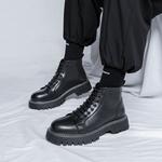 Ботинки Short Martin мужские черные Cachiotti, черные с мягкой подкладкой - фото 10