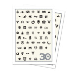 Чехол для карточек Mtg: 30Th Anniversary 105Ct Apex Deck Protector Sleeves Ultra Pro - фото