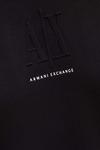 Хлопковое платье Armani Exchange, черный - фото 5