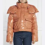 Куртка Calvin Klein High Shine, красный - фото