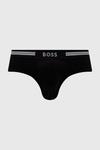 Хлопковые трусы BOSS Boss, черный - фото