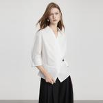 ELLE Рубашка Women's Ecru Lapel Moderate - фото 5