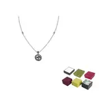 GUCCI Серебряное ожерелье с подвеской Interlocking G - фото