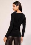 Топ Friends Like These LONG SLEEVE BUCKLE , Black - фото 3