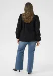 Блузка вианна Kaffe Curve, Black Deep - фото 3