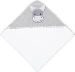 Полотенце с капюшоном 161346 Erwin Müller, серый - фото