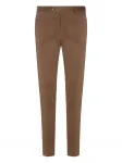 Брюки на пуговицах Pt Torino, коричневый - фото