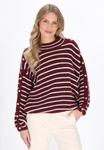 Джемпер DreiMaster Jumper, Wine Red/Offwhite/Dark Red - фото
