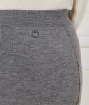 Юбка женская Pinko облегающего кроя шерстяная, серый - фото 4