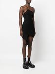 ANDREĀDAMO облегающее платье асимметричного кроя, черный - фото 3