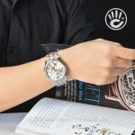 Часы CASIO Waterproof Quartz Mens Silver Analog, цвет silver - фото 3