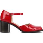 Туфли на широком каблуке Evangeline Journee, patent/red - фото 2