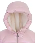 Куртка-пуховик с капюшоном для малышей и маленьких девочек Michael Kors, розовый - фото 3