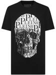 Футболка с принтом черепа от Philipp Plein, черный - фото