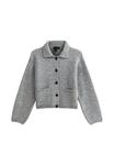 Кардиган New Look COLLARED BUTTON , Pale Grey/Light Grey - фото 5
