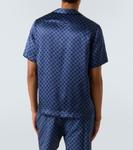 Роберто шелковая рубашка для боулинга Frescobol Carioca, Navy White - фото 4