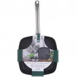 Сковорода-гриль 26 см серебристая Excellent Houseware - фото 2