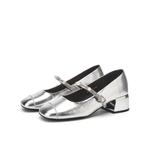 15 MINS Серебряные туфли Мэри Джейн, цвет Silver - фото 3