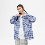 Футболка унисекс Swag LOOX! в синюю клетку - фото 3