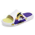 Шлепанцы унисекс белые/желтые/фиолетовые Peak - фото 3