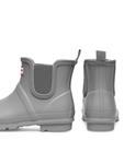 Сапоги резиновые Hunter с тканевой вставкой, серый - фото 4