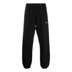 Брюки wave diagonal slim sweat pant 'black' Off-White, черный - фото