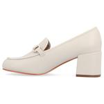 Туфли-лоферы на блочном каблуке Nysaa Journee, sand - фото 4