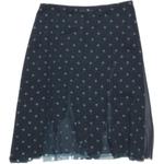 Слоеная юбка с сеткой Acne Studios, синий/белый - фото