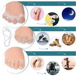 Набор гелевых разделителей для пальцев ног, 6 шт. Haluto, inna - фото 4