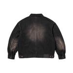 Куртка Supreme Distressed Selvedge Trucker Jacket, Washed Black - фото 2