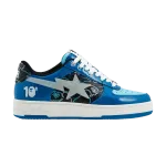 Кроссовки 88Rising x Bapesta #2, Glow In The Dark Pack - Blue - фото