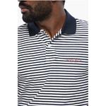 Поло в полоску стрейч Woolrich, Blue - фото 3